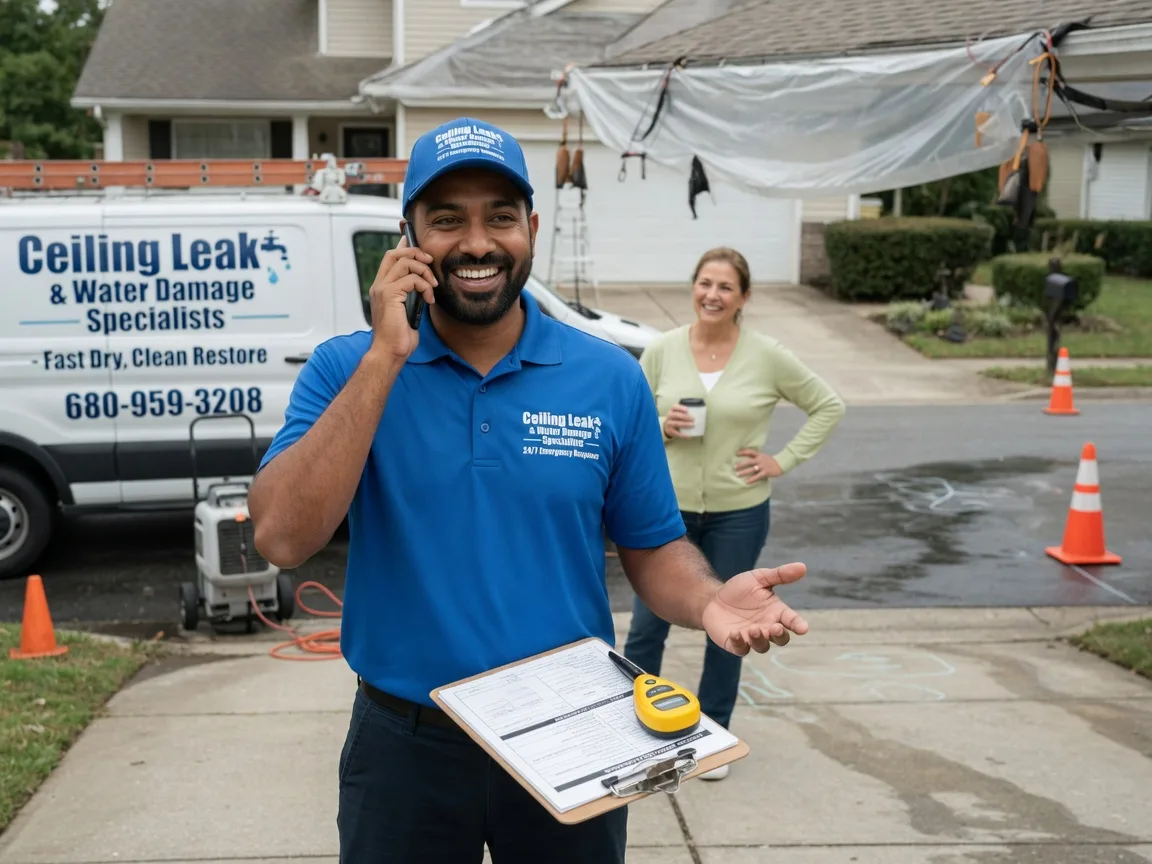 Ceiling Leak Cleanup Bruni, TX FAQs